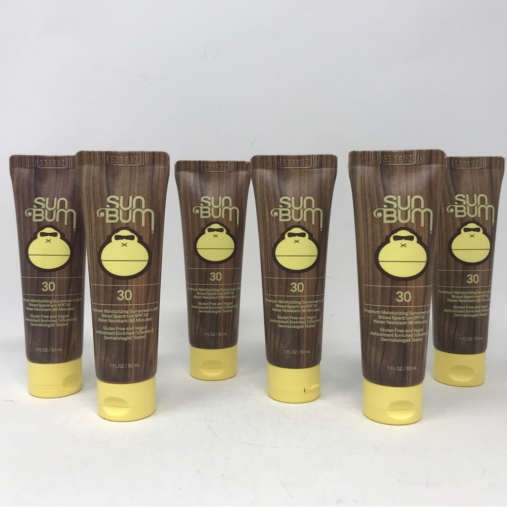 Sun Bum Pack of 6 Sunscreen Lotion, Size 1oz ea - NEW